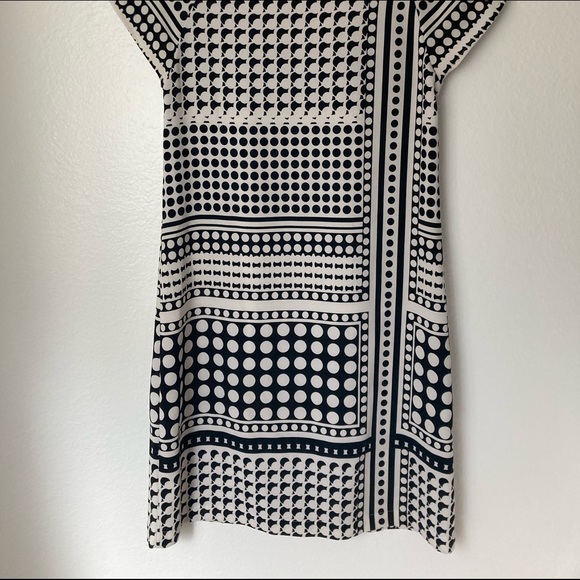 Merona Black & White Short Sleeve Dress from Target - Picture 3 of 4